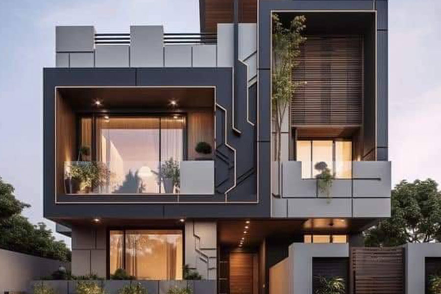 Luxe moderne stijl huis