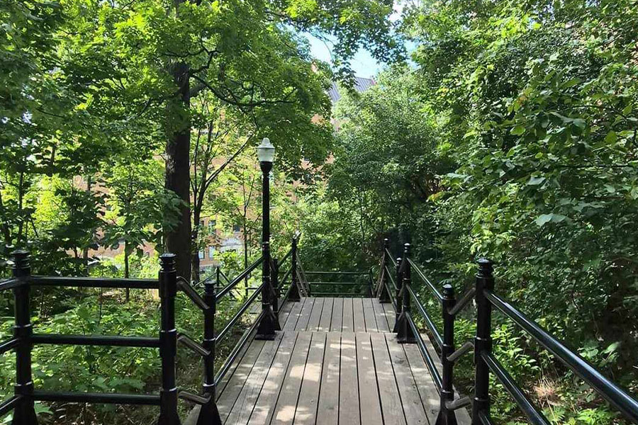 Grand Escalier du Mont Royal Montreal Kanada