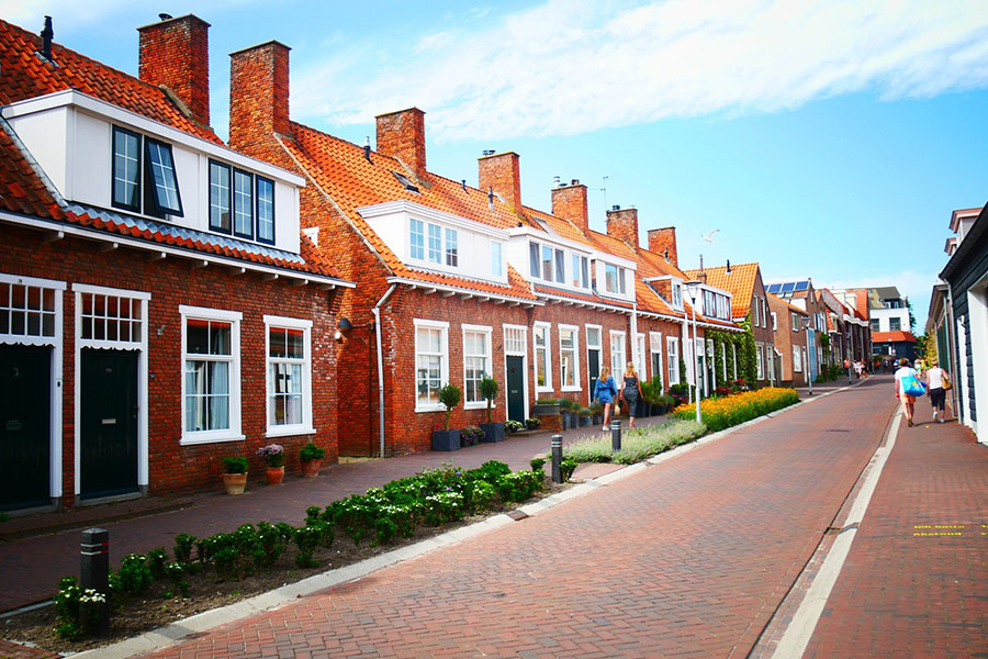 Straßenhäuser Niederlande
