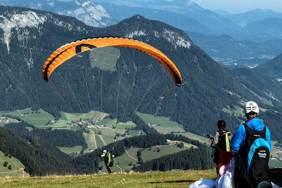 Drachenfliegen Gleitschirm