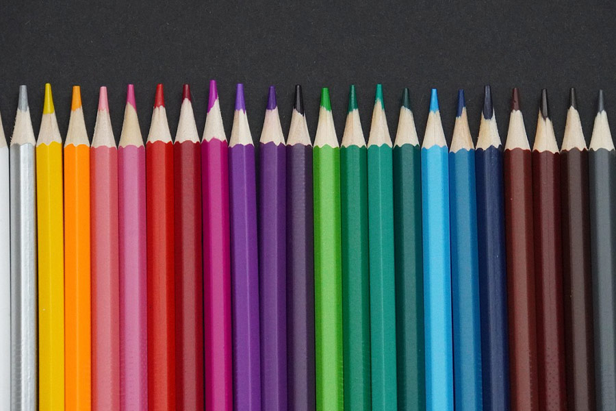 Bunte Buntstifte