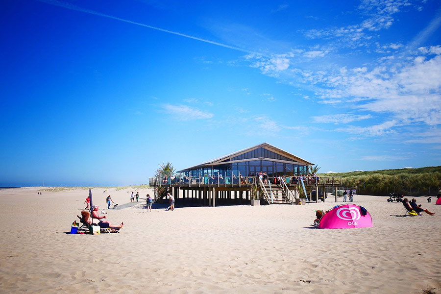 Strandtouristen Sommer