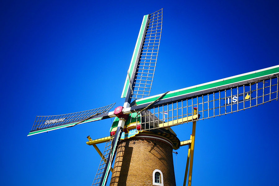 Windmühle Windkraftanlage Niederlande