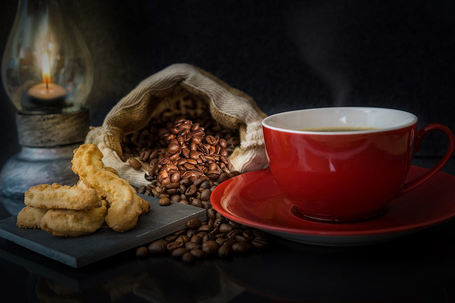 Red cup coffee cookies