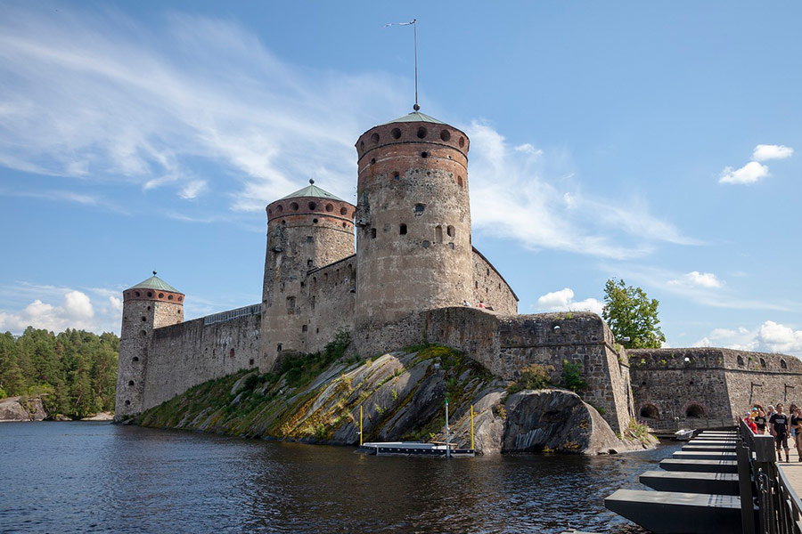 Castle olavinlinna savonlinna Finland