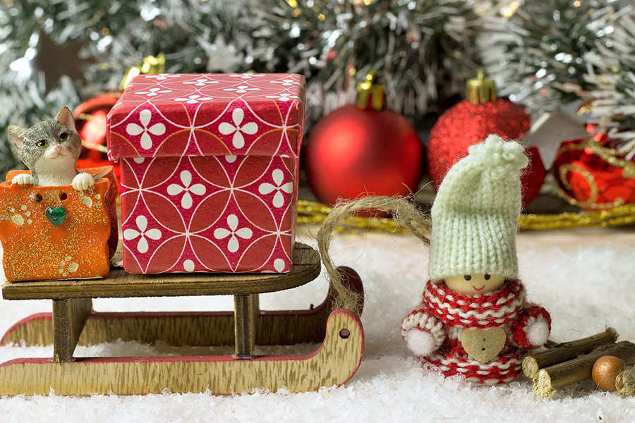 Chrismas decoration snow