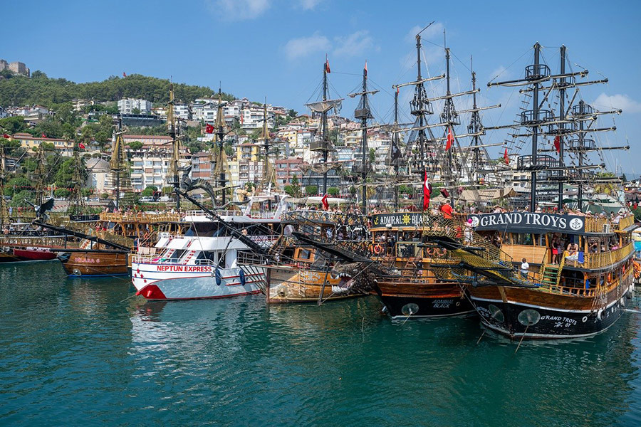 Big ships for holidays Turkey