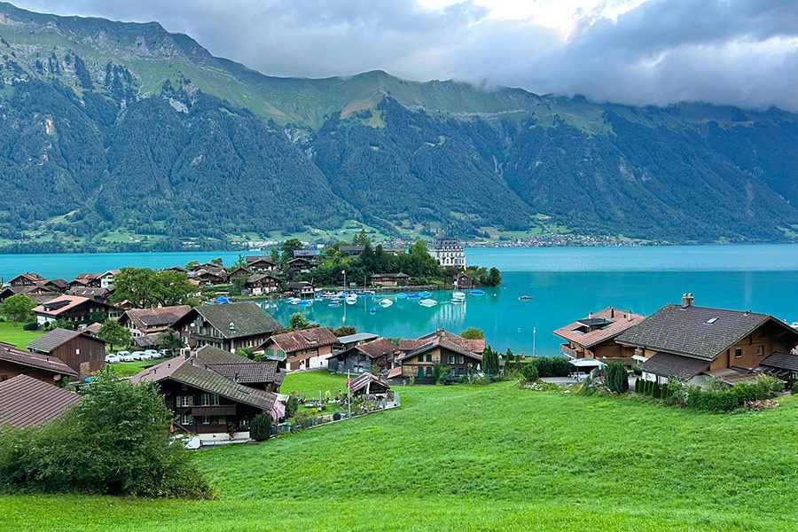 The swiss village of Iseltwald