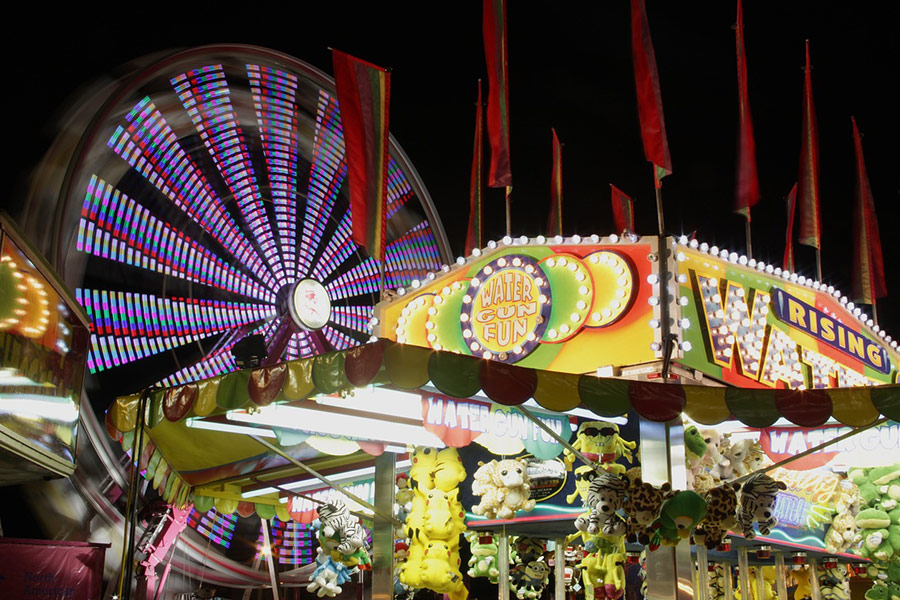 Fair carnival lights