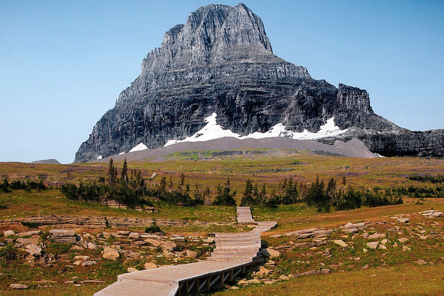 Logan pass glacier