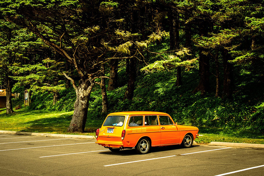 Action asphalt automotive yellow car