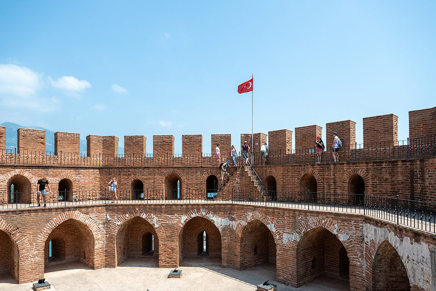 Nice landscape Alanya Turkey architecture