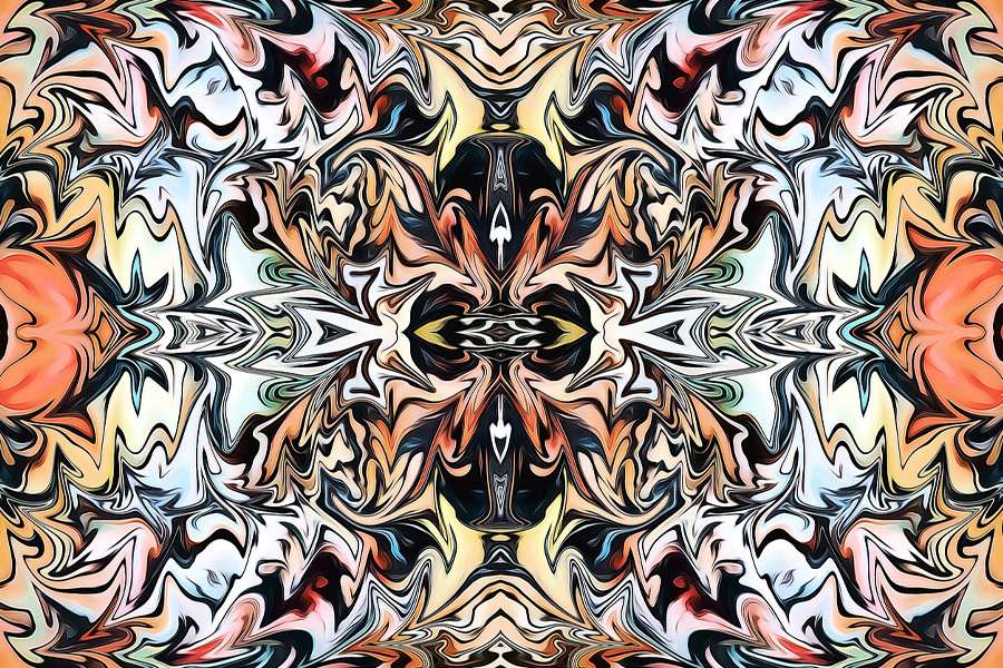 Kaleidoscope abstract