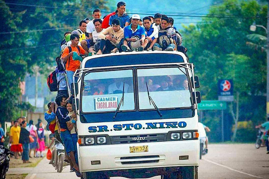 Bus Bohol Philippines during May