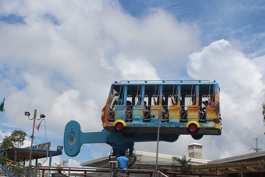 Carnival ride clouds