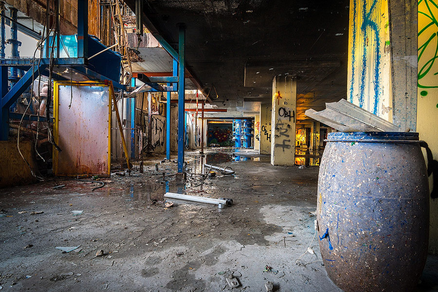 Urban industrial factory warehouse