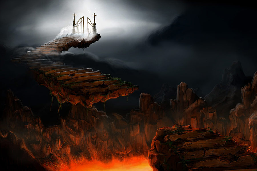 Purgatory heaven hell