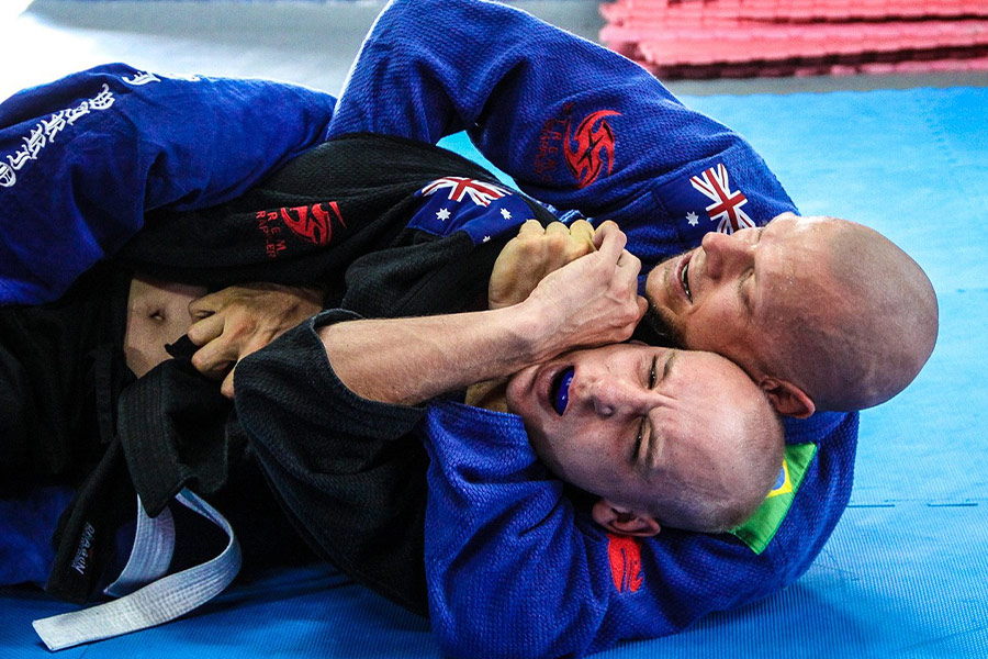 Jiu jitsu fight