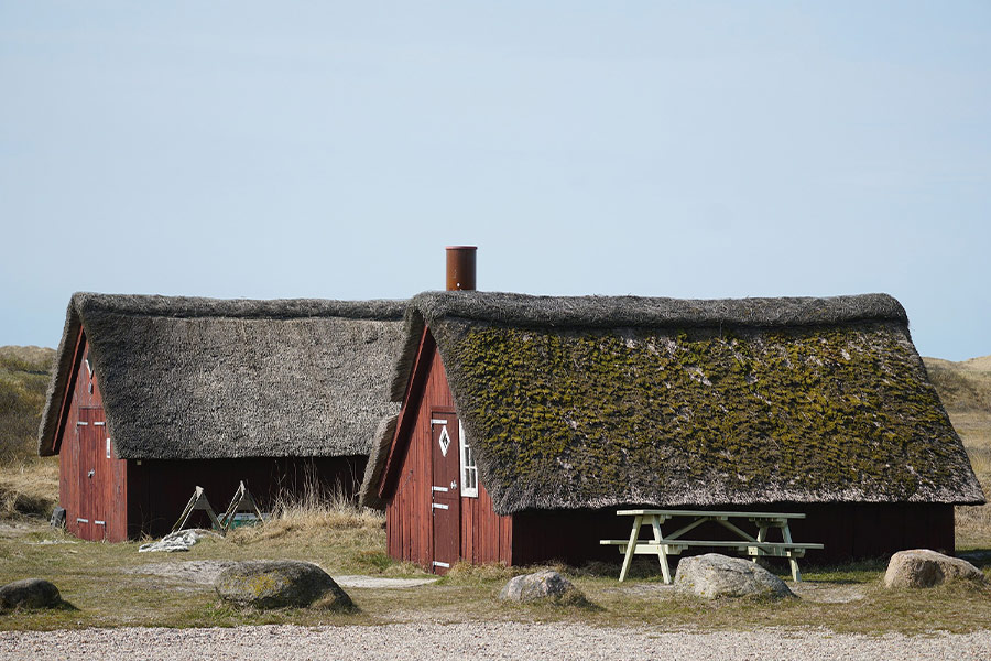 That shed roof cabins village