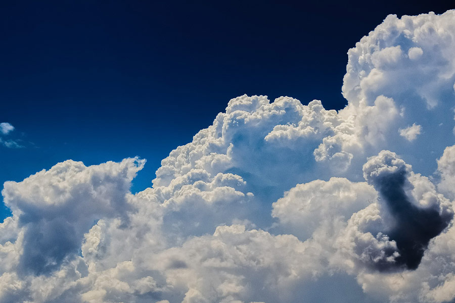 Cumulus sky
