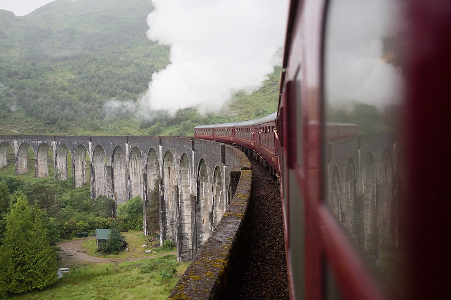 Scotland train travel