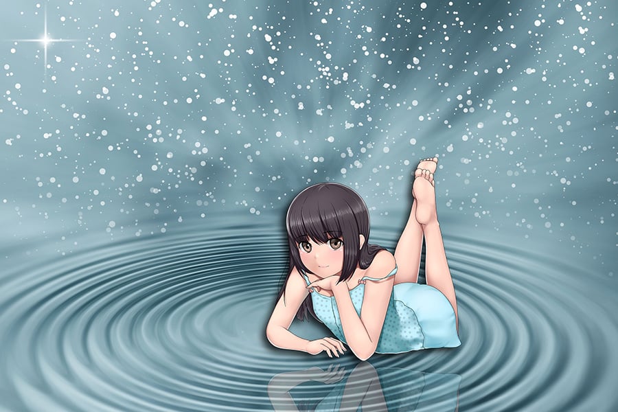 Fairytale anime girl