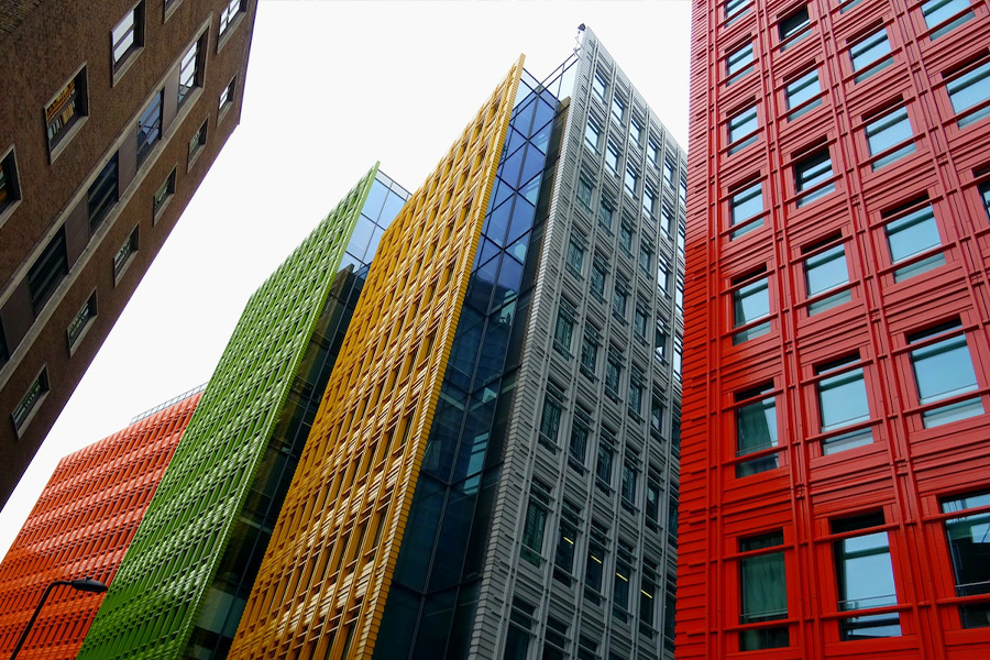 Colorful building