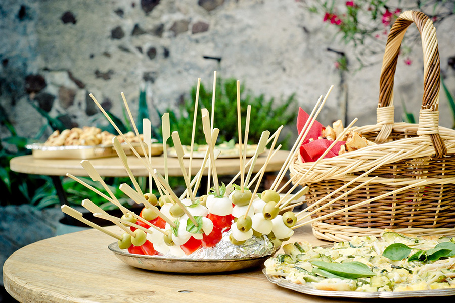 Skewers food party