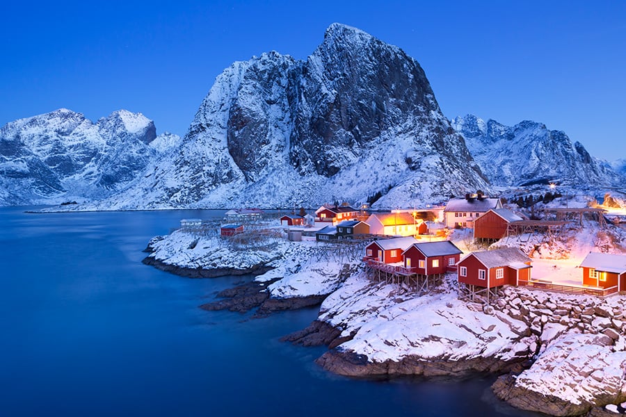 Norwegian fisherman’s cabin