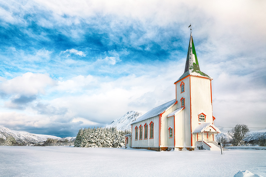 Fantastic landscape of Lofotens