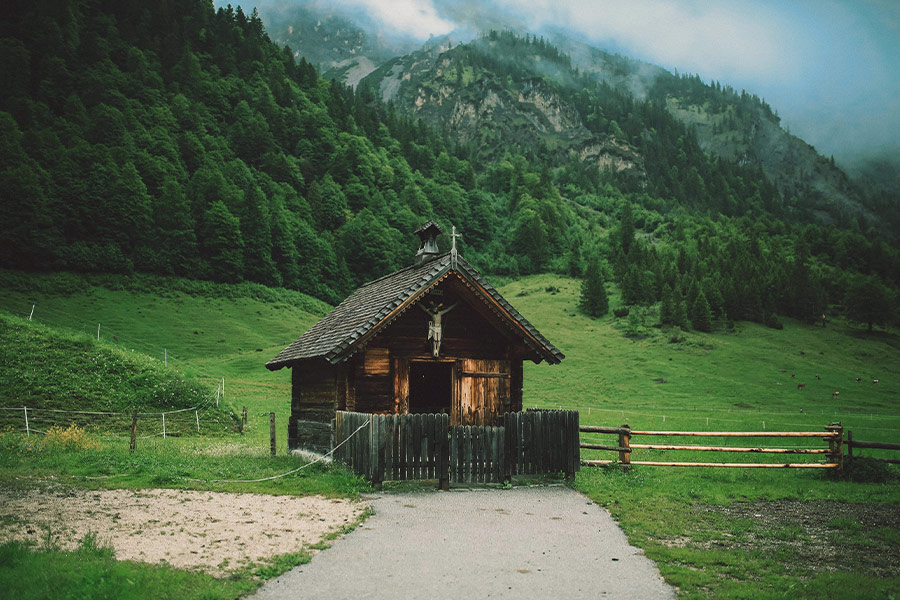 Wooden church or chapel