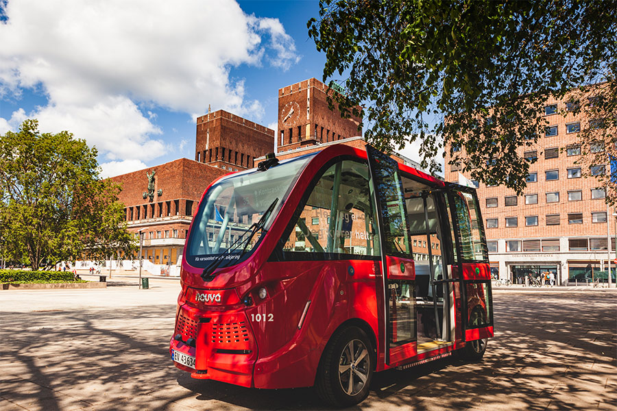 City hall Vippetangen Oslo Norway vehicle