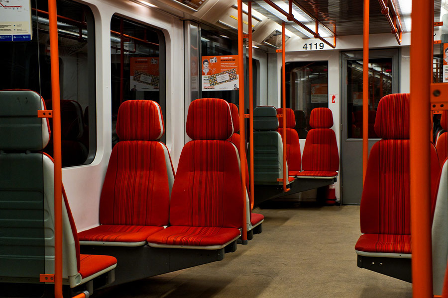 Metro train transport