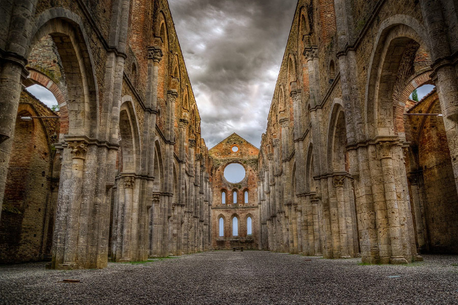 San Galgano church ruins