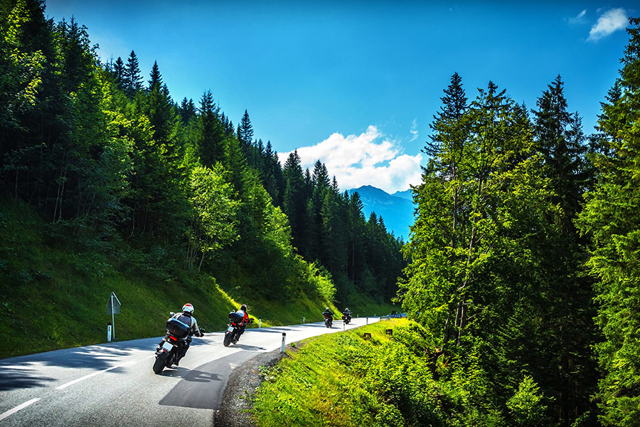 Motor ride Eifel Germany