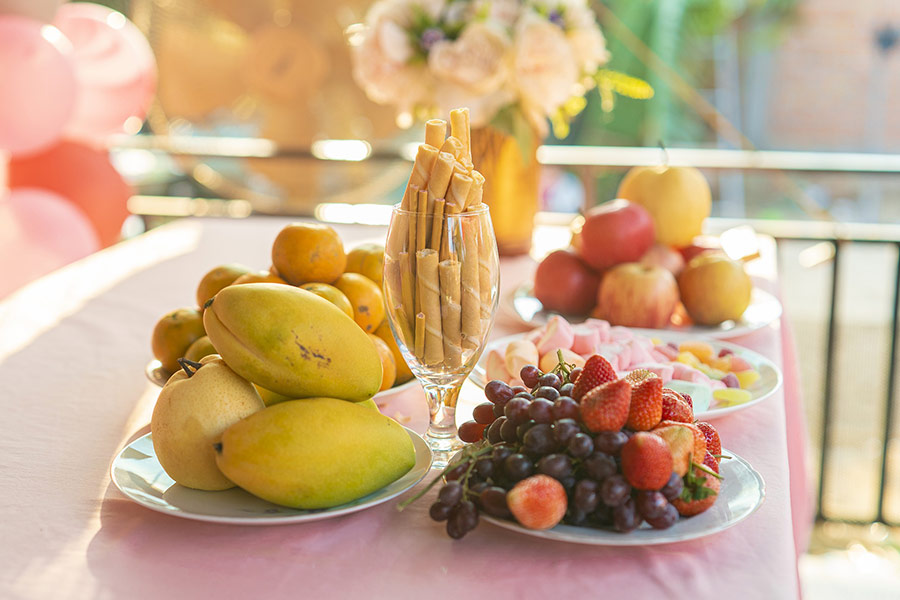 Fresh fruit salad healthy berry