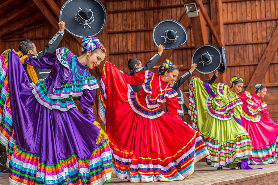 Group of dancers from Mexico
