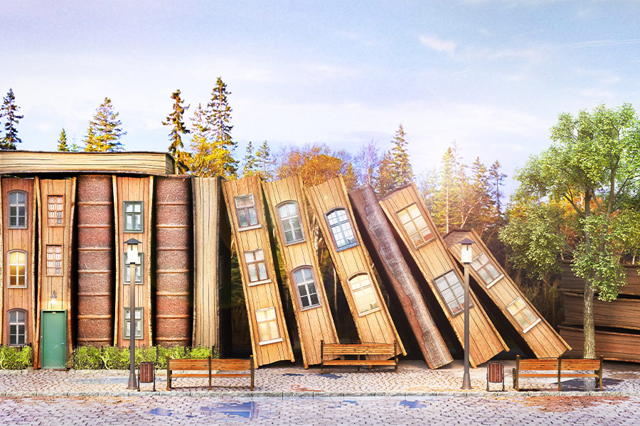 Fantasy literature old books