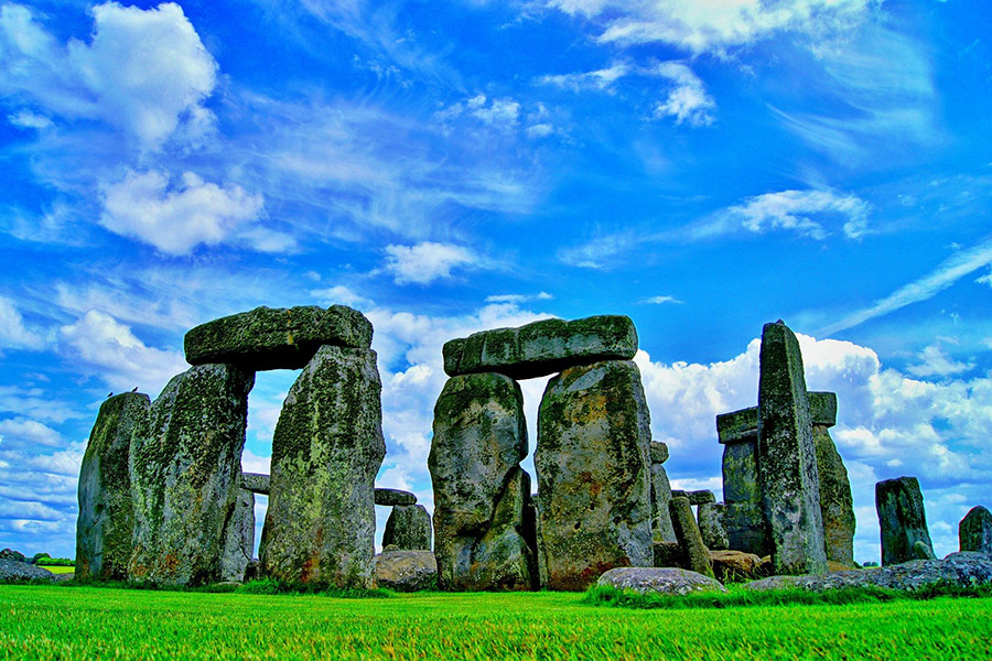 Close up stone henge picture