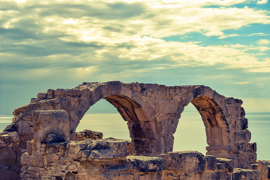 Cyprus kourion site mediterranean