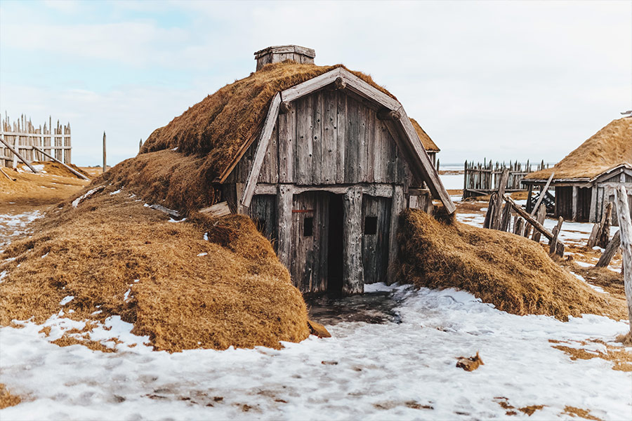 Old cabin abandoned