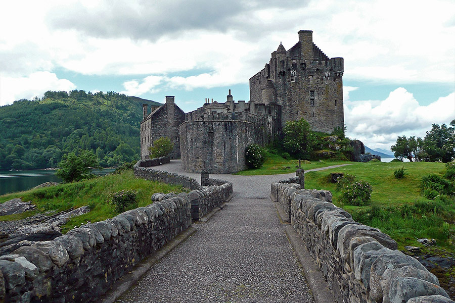 Eilean donan castle Scotland Masonry