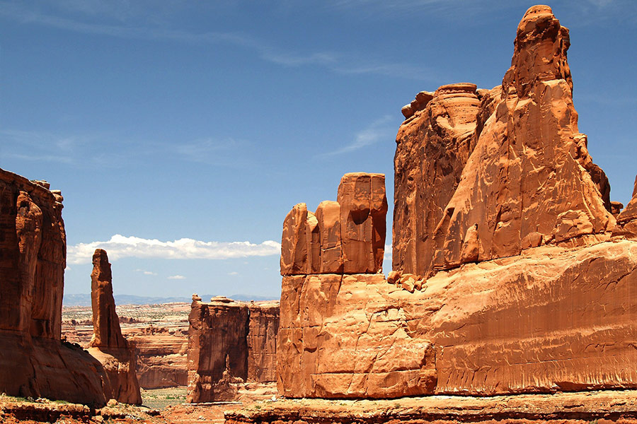 Rock formation scenery