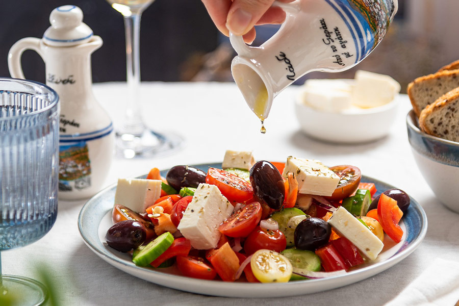 Greek healthy salad