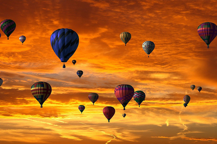 Go for vacation and ride air balloon