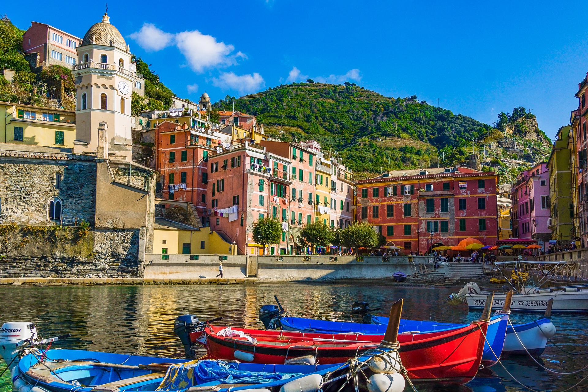 Italy Cinque Terre Mediterranean houses