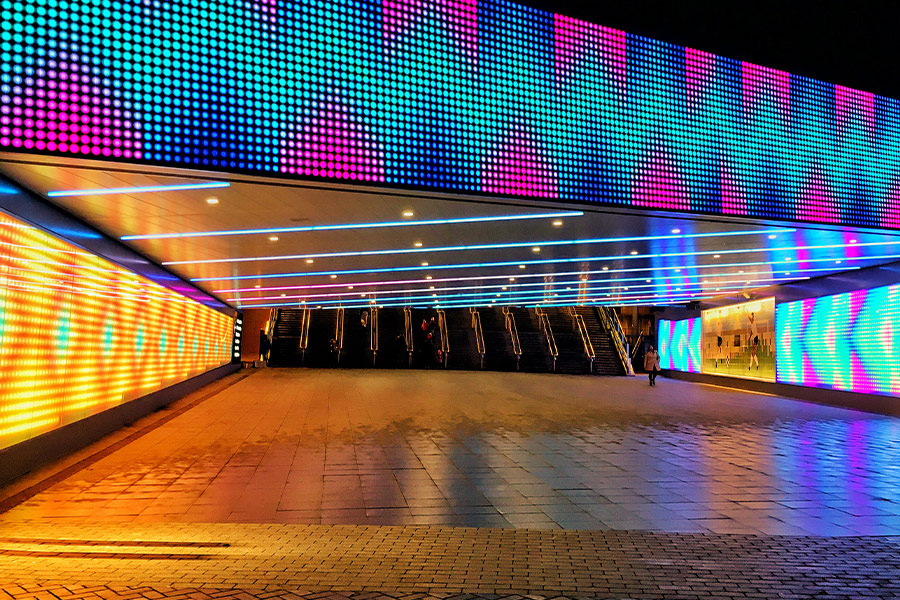 Visual effect lightning