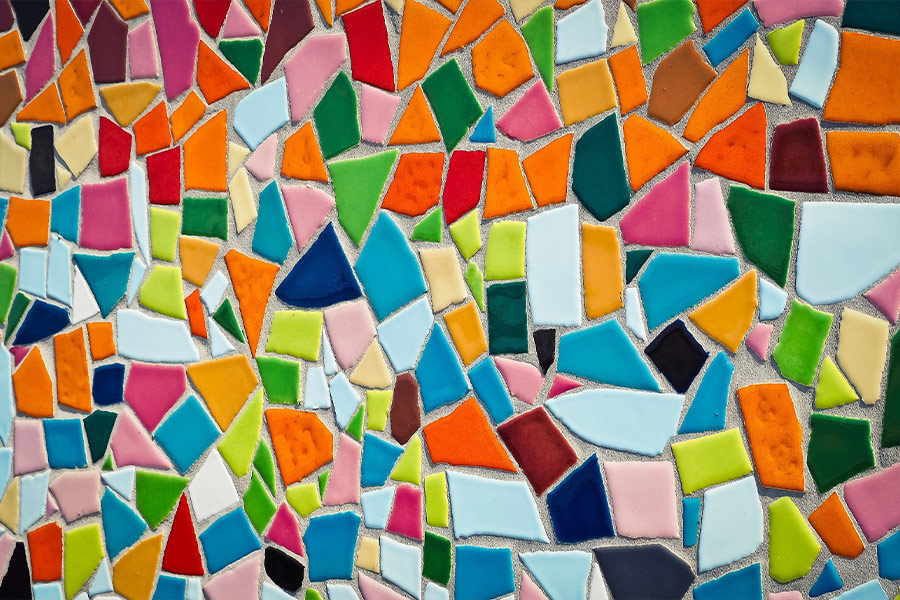 Mosaic tiles pattern