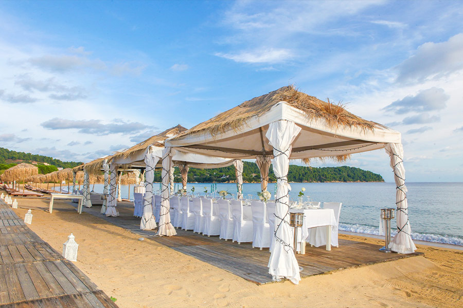 Gazebo beach for wedding