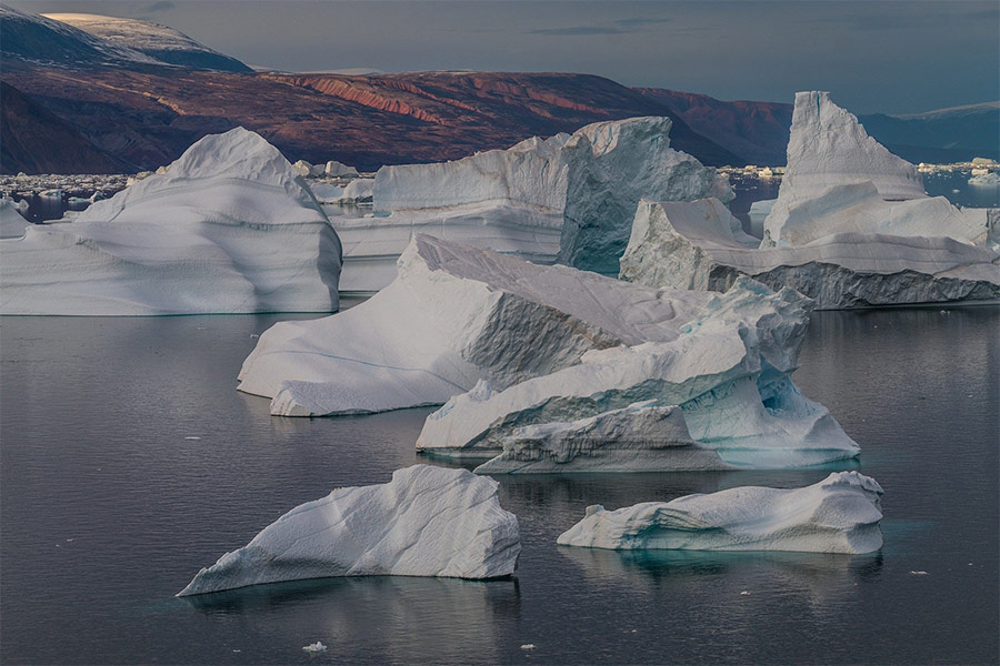 Arctic iceberg glacier